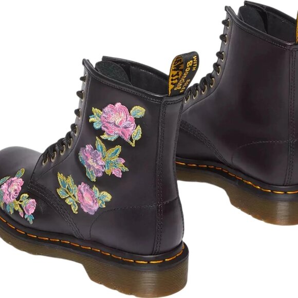 Dr. Doc Martens 1460 Vonda II Women’s 5 Black Leather 8-Eye Lace Up Ankle Boots - Picture 12 of 13